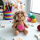 hedgehog Soft toy knitted hedgehog with hearts. Stuffed Toys. Irina Shiryaeva. Ярмарка Мастеров.  Фото №4