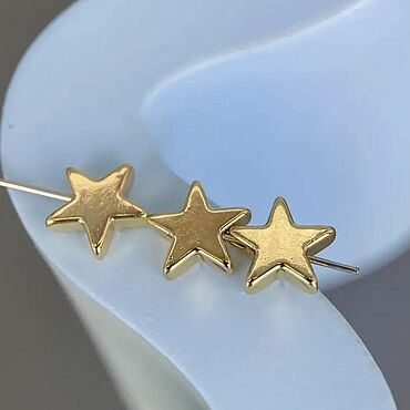 Аксессуары ручной работы. Ярмарка Мастеров - ручная работа 6mm Гематит звезды (10шт). Handmade.