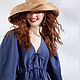 Order Raffia Hat 2Lillys | Sand Cloud. Lisa Prior Fashion Brand & Atelier. Livemaster. . Hats1 Фото №3