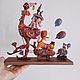 Ostrich-Markitant. Figurine. Figurines. Svetlana Semenova Toys (gorodchudakoff). My Livemaster. Фото №5