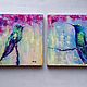 Oil painting 'Lovers', diptych. Pictures. Zhanne Shepetova. My Livemaster. Фото №4