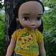 Pullover with applique. for a disney doll. Clothes for dolls. DominikaSamara. My Livemaster. Фото №6
