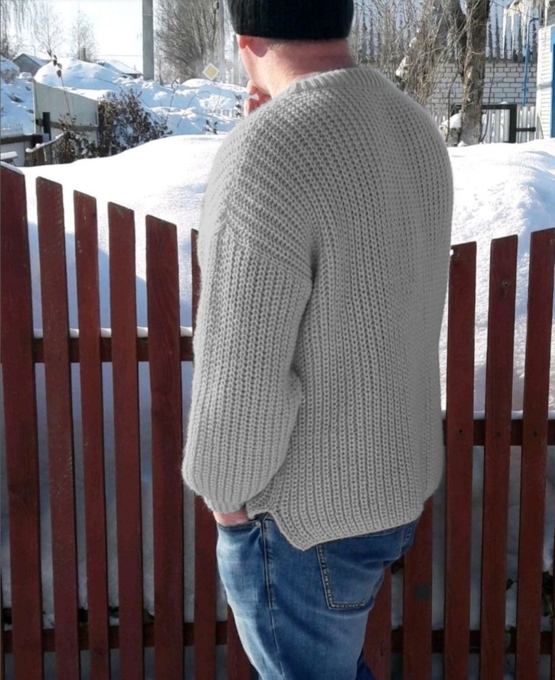 Свитеры мужские: Свитер вязаный из шерсти в интернет-магазине Ярмарка ...