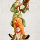 Винтаж: Клоун серии сircus clown by leonardo красавец во фраке с обезьянкой. Куклы винтажные. AntikMeister. Интернет-магазин Ярмарка Мастеров.  Фото №2