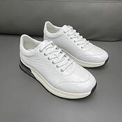 Обувь ручной работы handmade. Livemaster - original item Sneakers made of genuine crocodile leather in white!. Handmade.