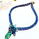 Necklace with lapis lazuli and variscite. Necklace. Magical Beauty Gems. My Livemaster. Фото №4