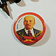 Badges with symbols of the USSR 'Leader of the proletariat Lenin V.I.'. Badge. patriotic-world. Online shopping on My Livemaster.  Фото №2