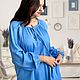 Free-size tunic made of cotton and lace in the style of boho Adele. Suits. PolMary. My Livemaster. Фото №14