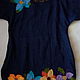 El vestido de la crisálida lino ' Flores'. Dresses. Reelika (reelika44). Ярмарка Мастеров.  Фото №5