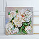 White Peonies - oil painting on canvas, Pictures, Moscow,  Фото №1