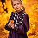 Платье «Матильда» ПРОКАТ. Платья. Littlebiggirl.dress (Ирина Павлова) (Littlebiggirl). Интернет-магазин Ярмарка Мастеров.  Фото №2