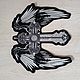 Patch on the biker jacket ' Cross with wings '(angel). Patches. shevronarmy. My Livemaster. Фото №4