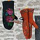 Women's mittens with floral ornament. Mittens. ElzyWool. Online shopping on My Livemaster.  Фото №2
