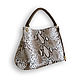 VUNOTTI Python leather bag. Classic Bag. Exotic Workshop Python Fashion. Online shopping on My Livemaster.  Фото №2