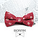 Daisy and cherry bow tie/ classic. Butterflies. Galstuki babochki BONTIK (Natalya). Online shopping on My Livemaster.  Фото №2