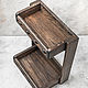 Dark oak bookcase with curly elements. Shelves. Foksvudrus. My Livemaster. Фото №6