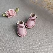 Куклы и игрушки handmade. Livemaster - original item Sandals for doll ob11 color - lilac pink 18mm. Handmade.