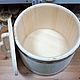 Order Cedar tub 5 liters hoops made of galvanized steel. Art.17011. SiberianBirchBark (lukoshko70). Livemaster. . Barrels and tubs Фото №3