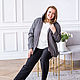 Order Seth: R-R 56-60 Striped jacket with hood, T-shirt, Trousers. NATALINI. Livemaster. . Outerwear Jackets Фото №3