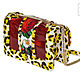 Эксклюзивная сумка с уникальной ручной вышивкой бисером.Sun leopard. Классическая сумка. ALEXANDRA TOKAREVA. Интернет-магазин Ярмарка Мастеров.  Фото №2