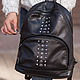 Backpack black leather FR-05, Backpacks, Kiev,  Фото №1