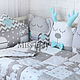 Bumpers animals for a cot. Sides for crib. Miss Judy cotton (JuliaLepa). My Livemaster. Фото №4