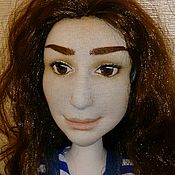 Куклы и игрушки handmade. Livemaster - original item Portrait doll. Fabric doll with embroidered face. 60 cm.. Handmade.