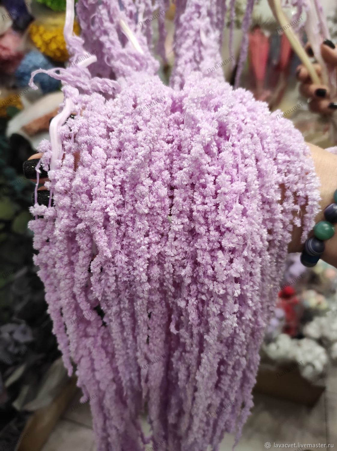 Амарант стабилизированный. Сиреневый купить в интернет-магазине Ярмарка ...