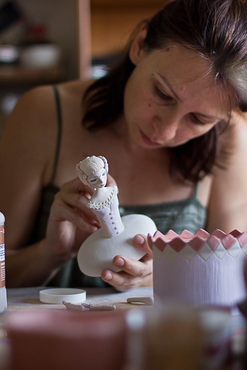Thin and careful painting