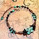 Necklace with turquoise 'Sorcery'. Necklace. OsElena. My Livemaster. Фото №4