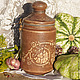 Набор стеклянных баночек для кухни Деревенские. Банки. Ольга vintage decor & batik. Ярмарка Мастеров.  Фото №6