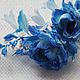 Silk headband ' Winter morning'. Bridal Tiara. fantasy flowers. Online shopping on My Livemaster.  Фото №2