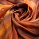 Silk handkerchief 'Autumn Sonata', hand-painted. Shawls1. ArtBeklov. My Livemaster. Фото №4