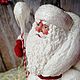 Santa Claus with a staff a cotton toy under the Christmas tree as in childhood the USSR, Ded Moroz and Snegurochka, St. Petersburg,  Фото №1