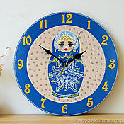 Для дома и интерьера handmade. Livemaster - original item Copy of Pink gray wall clock Nursery decor girl. Handmade.