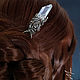 Hairpin with crystal rhinestone 'Clarity'. Hairpin. Del-moro. Online shopping on My Livemaster.  Фото №2