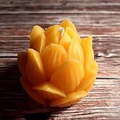 Сувениры и подарки handmade. Livemaster - original item The blossoming Lotus candle wax. Handmade.