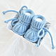 booties for newborn. Merino angora, Babys bootees, Ekaterinburg,  Фото №1
