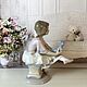 Винтаж: Девочка с мишкой Льядро LLadro. Статуэтки винтажные. Викторианская Роза. Ярмарка Мастеров.  Фото №4