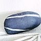 Soft stone 'Sea pebble' pillow interior. felt, Pillow, St. Petersburg,  Фото №1