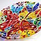 dish glass fusing Butterflies fly. Plates. LiliaGorbach Glass. My Livemaster. Фото №4