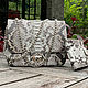 Bag made of natural python leather. Classic Bag. exotiqpython. Online shopping on My Livemaster.  Фото №2