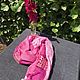 Shawl, scarf 'Pink Flamingo', linen, Holland. Vintage hats. Dutch West - Indian Company. Online shopping on My Livemaster.  Фото №2