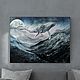 Whale migration. Oil painting 30/40, Pictures, Armavir,  Фото №1