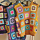 vests: Vest in the style of granny square 'Milan', Vests, Rostov-on-Don,  Фото №1