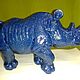 Синий носорог, Статуэтки, Санкт-Петербург,  Фото №1