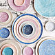 Розовое блюдо кружевное в бохо стиле для украшения стола. Тарелки. ignata ceramics. Ярмарка Мастеров.  Фото №4
