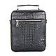Men's bag made of natural embossed crocodile leather. Men\'s bag. SHOES&BAGS. Online shopping on My Livemaster.  Фото №2