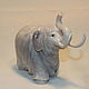  Mammoth white. stone carving. Figurines. jaspis. Online shopping on My Livemaster.  Фото №2