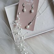 Designer earrings for the bride with cubic Zirconia and pendants